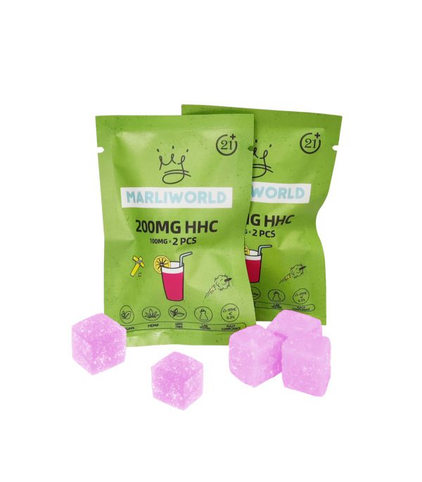 Marliworld 200mg HHC Pink Lemonade Gummies