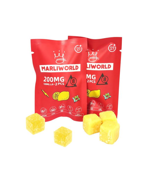 Marliworld 200mg Delta 8 Lemon Gummy